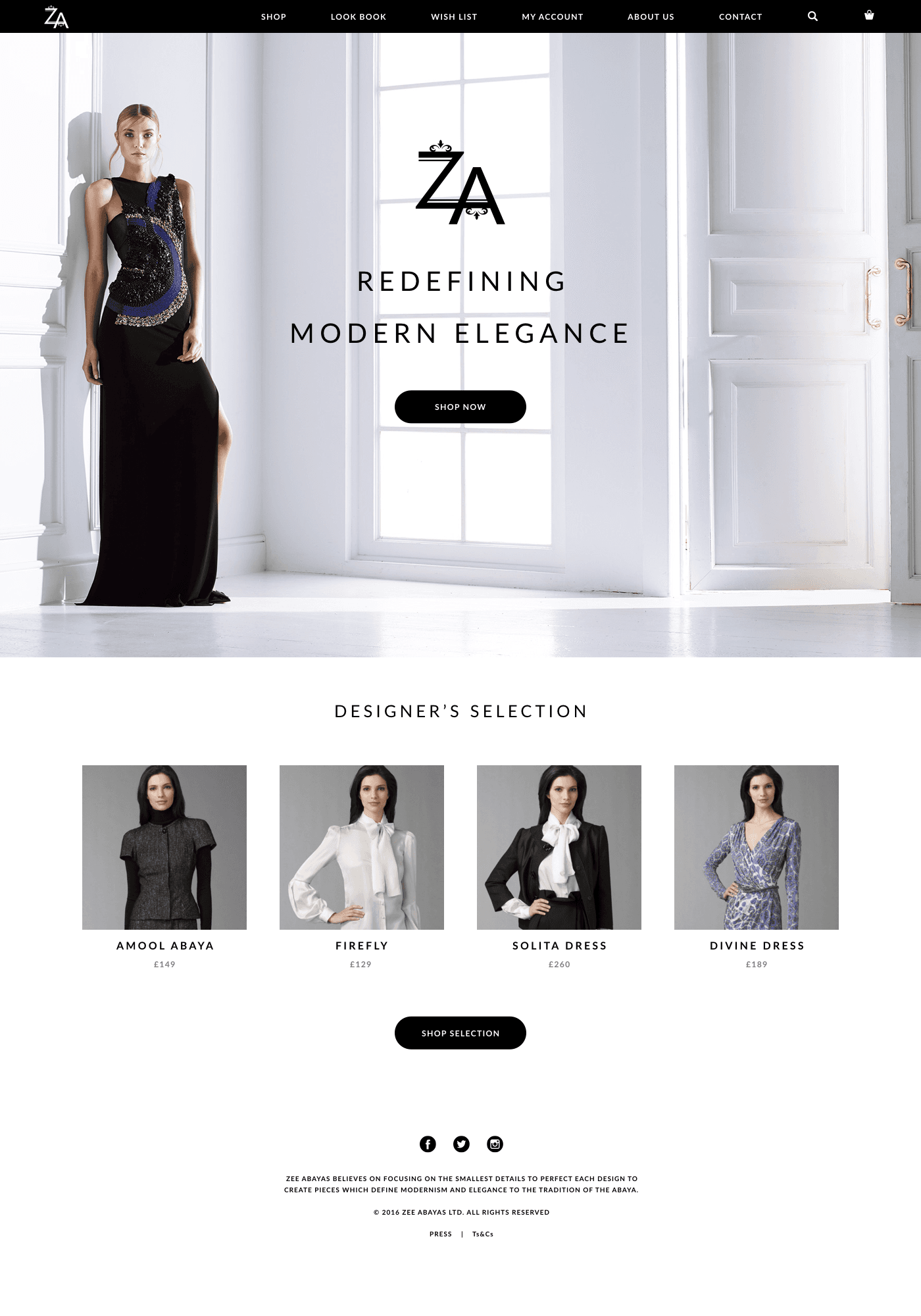 Zee Abayas · Storefront