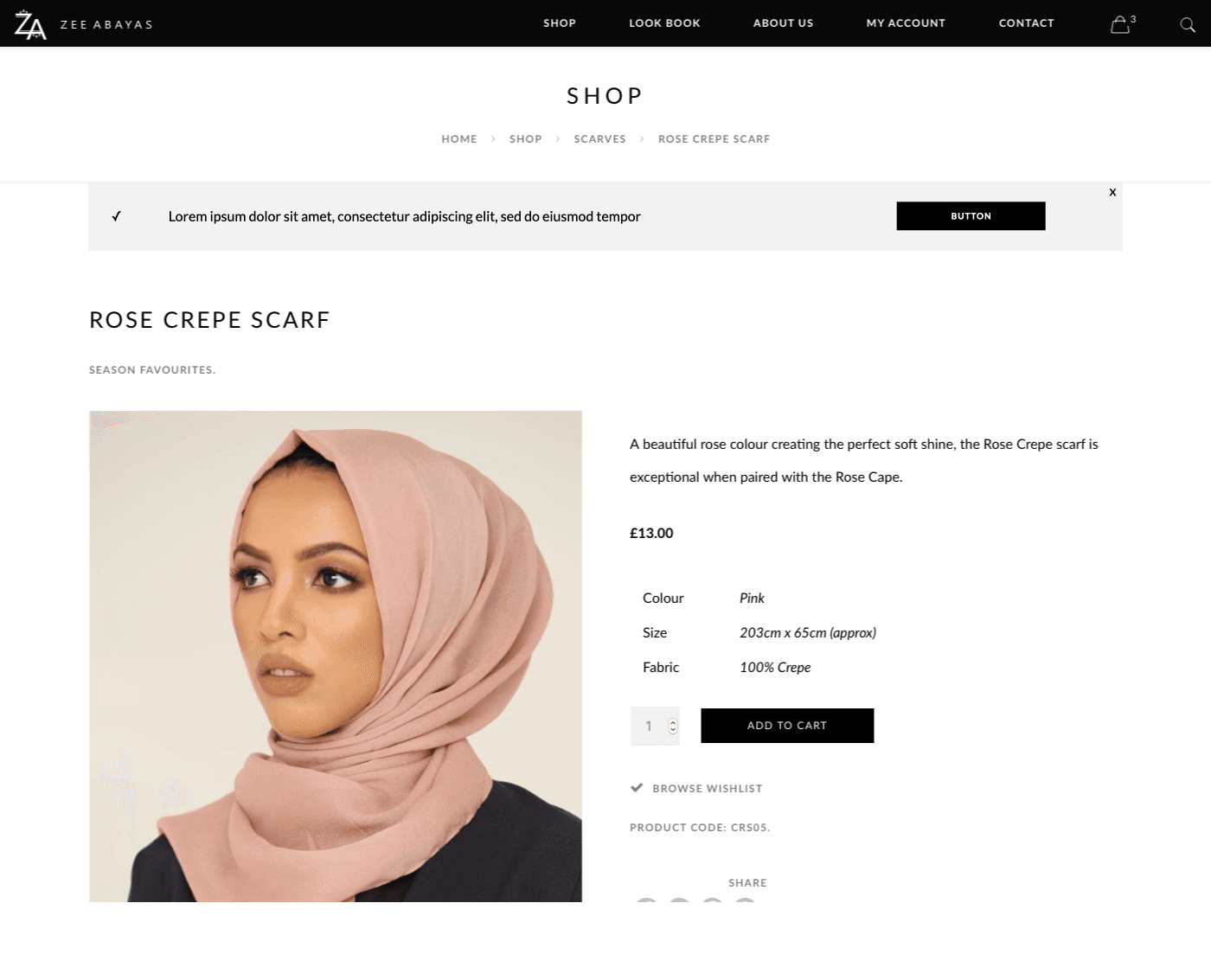 Zee Abayas · Product