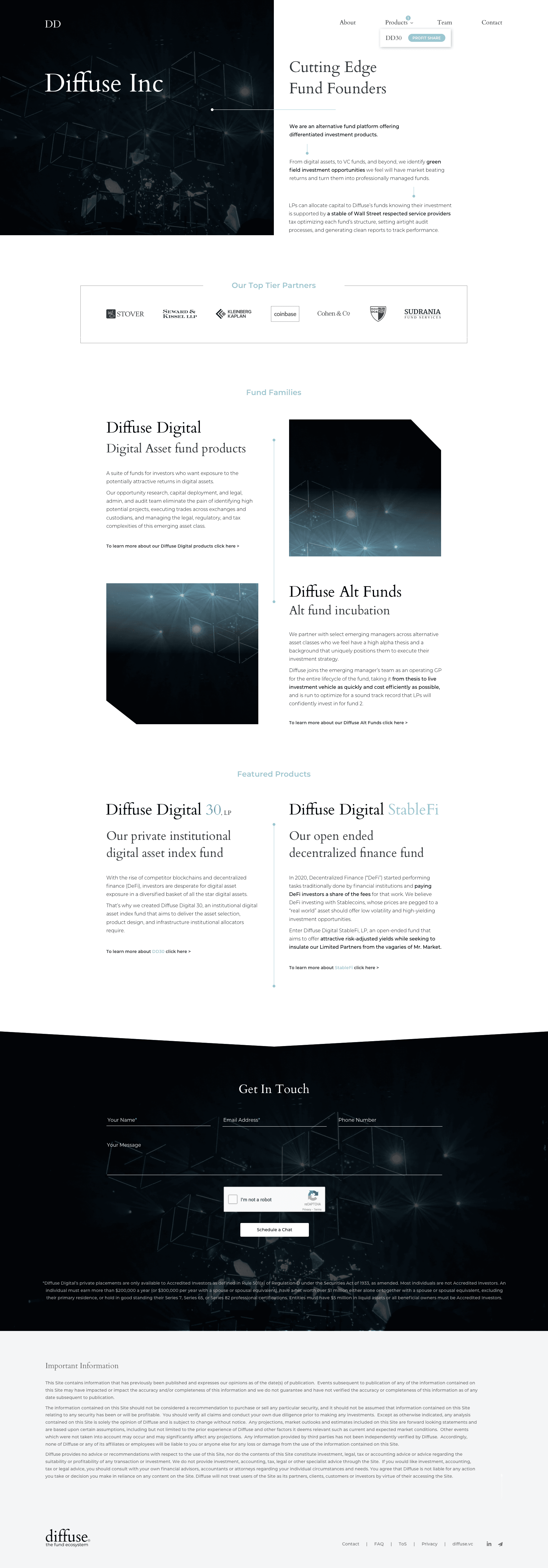 The Infinite Fund · Home