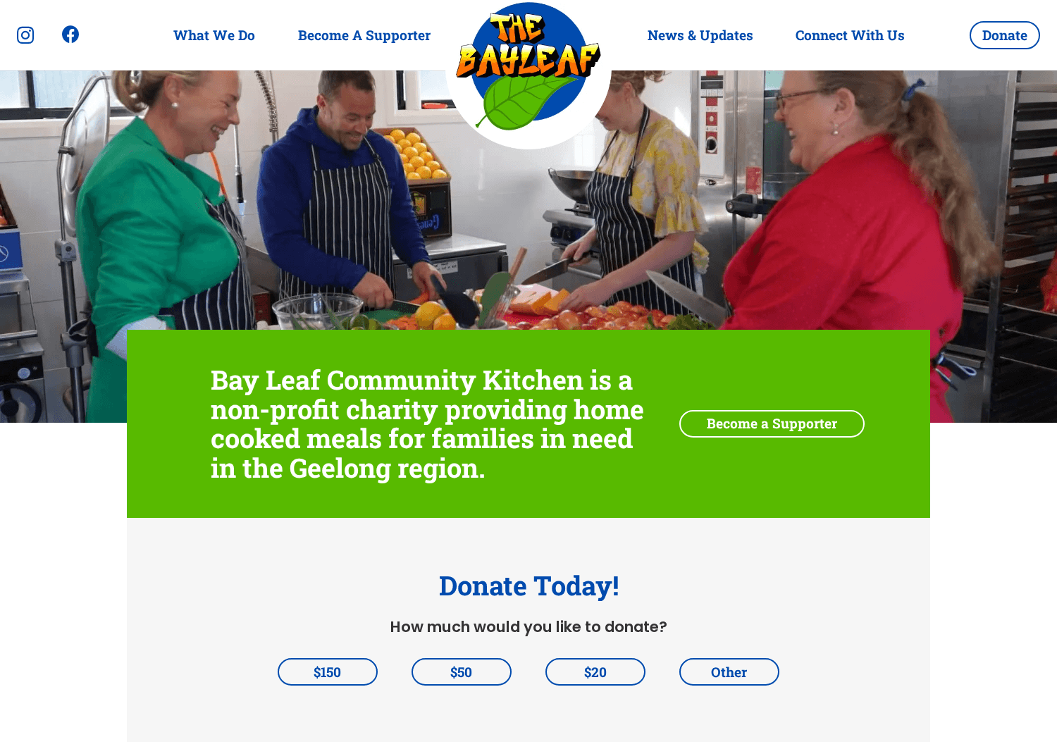 Bay Leaf Community Kitchen project