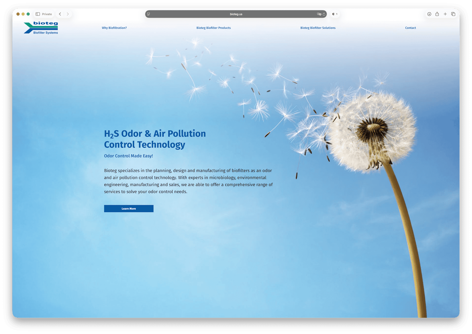 Bioteg Biofilter Systems project