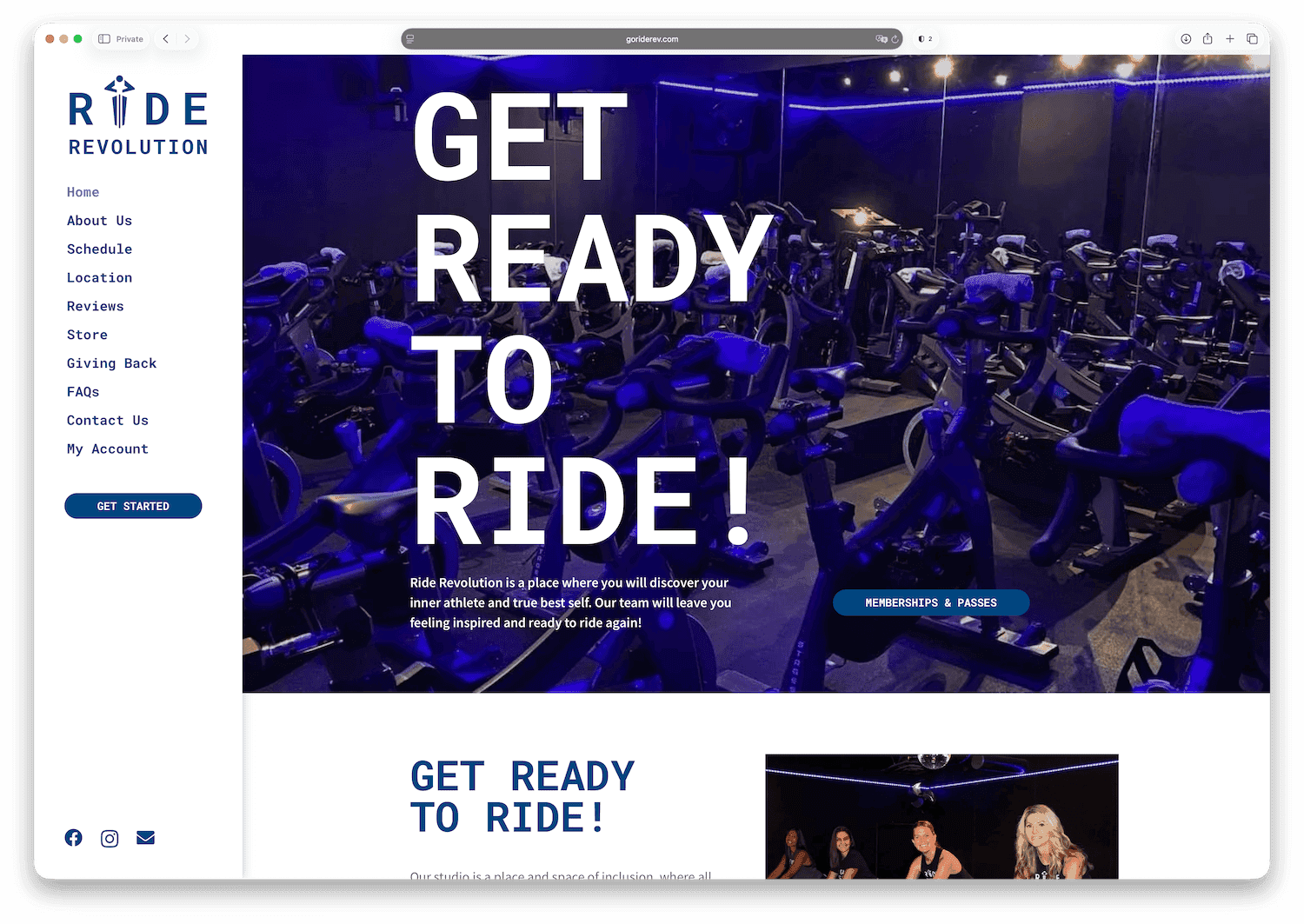 Ride Revolution project
