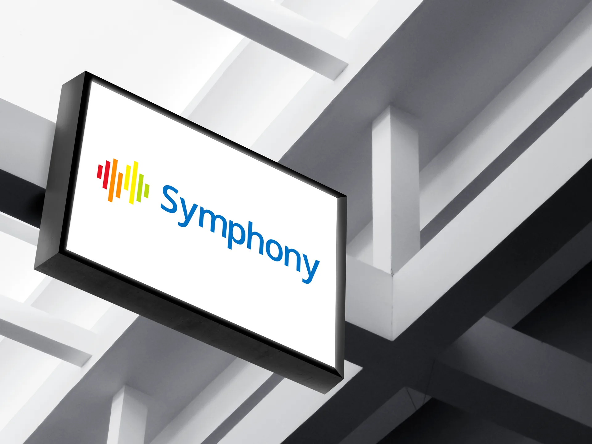 Symphony logo on signage
